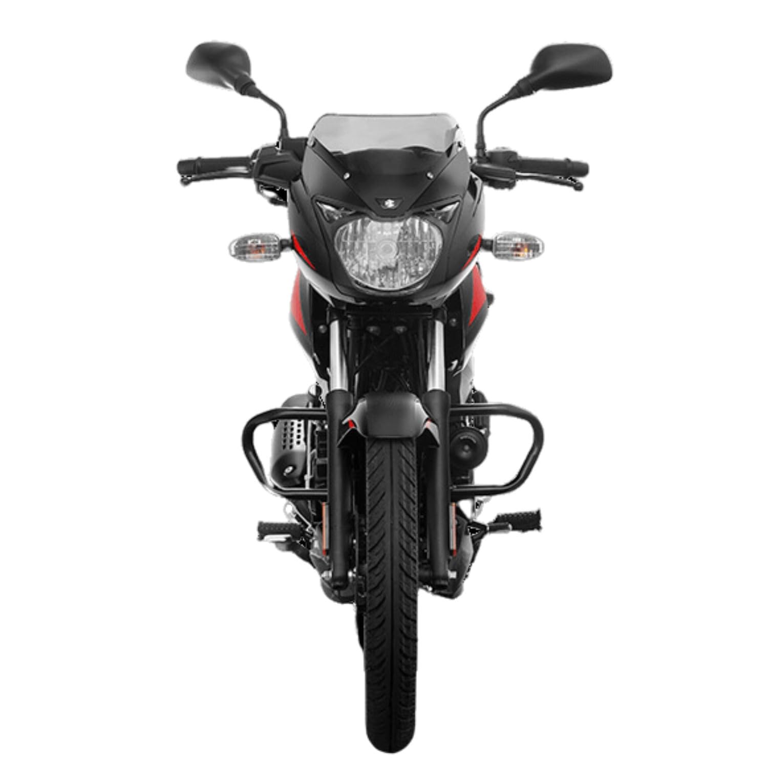 Bajaj Pulsar 125 Sp Seat Di Carbon Ug Motorcycle/Motorbike - Ebony Black & Red Decals - Ex-Showroom - Image 3