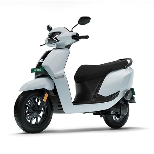 Ampere Powered by Greaves Electric Mobility Nexus ST High Performance Family Electric Scooter with Portable Charger Ex-Showroom (LUNAR WHITE)