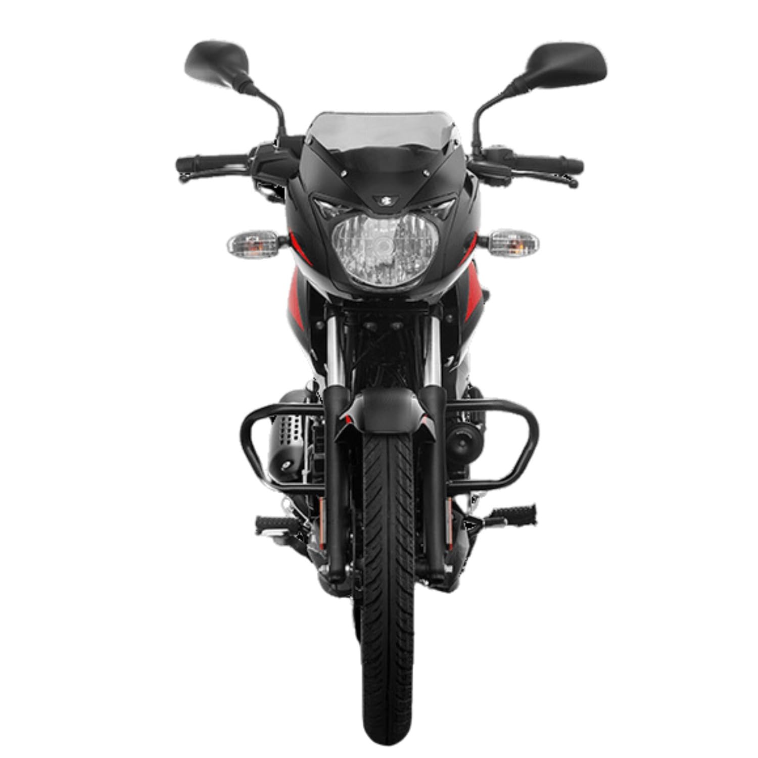 Bajaj Pulsar 125 Di Carbon Ug Motorcycle/Motorbike - Ebony Black & Red Decals - Ex-Showroom - Image 3