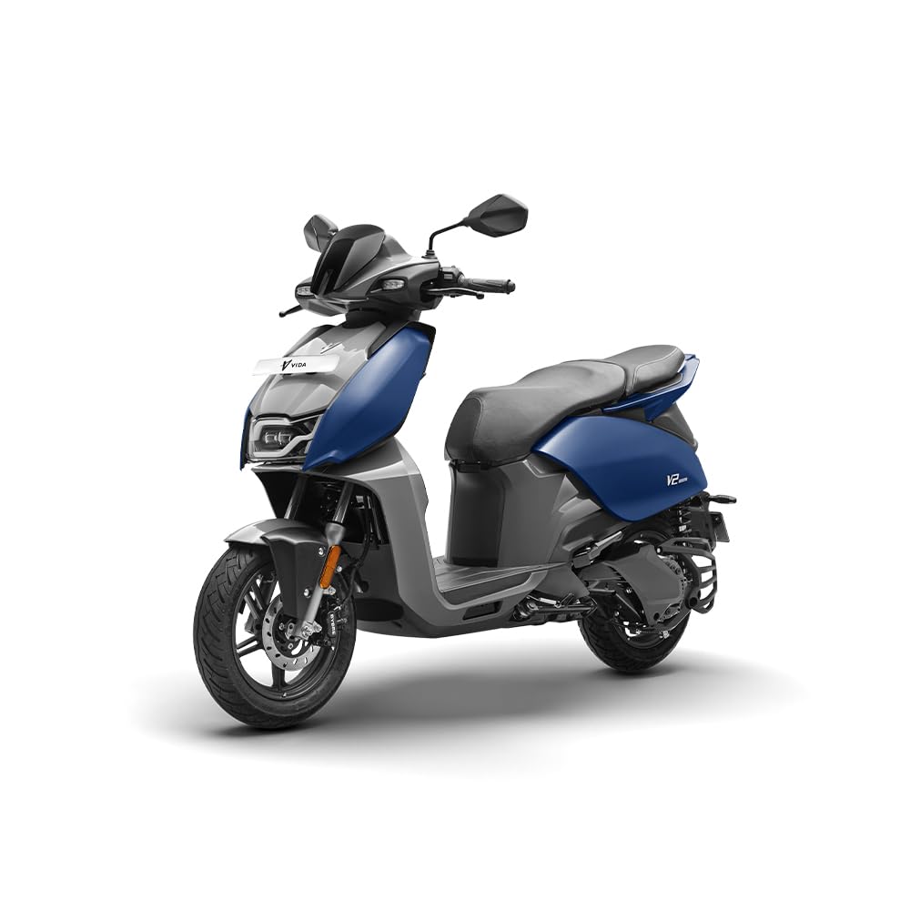 VIDA V2 Pro Electric Scooter by HERO MotoCorp, 2 Removable Batteries, 165 km IDC Range, 90 km/h Top Speed Matte Nexus Blue (Ex-Showroom) - Image 4