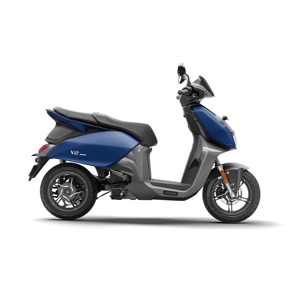 VIDA V2 Pro Electric Scooter by HERO MotoCorp, 2 Removable Batteries, 165 km IDC Range, 90 km/h Top Speed Matte Nexus Blue (Ex-Showroom) - Image 6