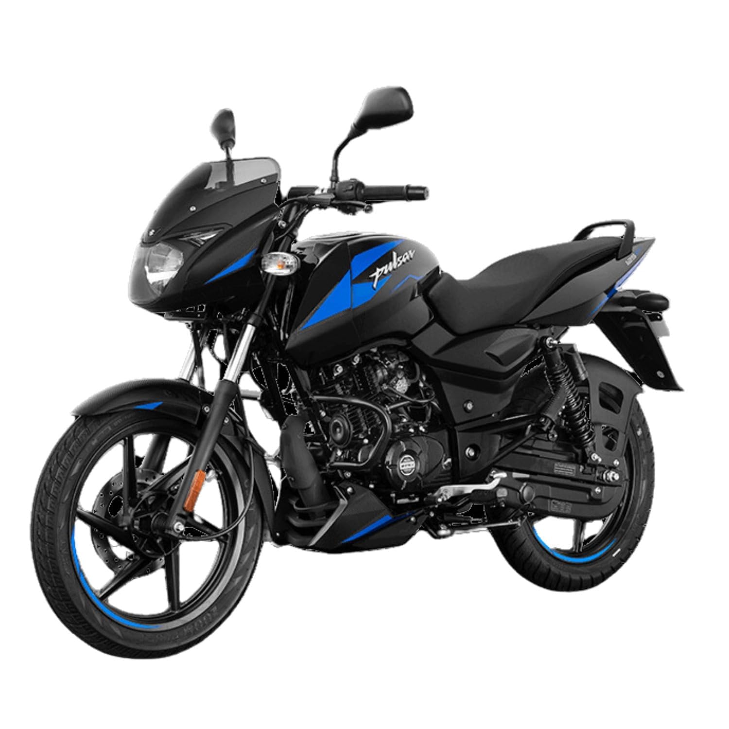 Bajaj Pulsar 125 Di Carbon Ug Motorcycle/Motorbike - Ebony Black & Silver Decals - Ex-Showroom - Image 3