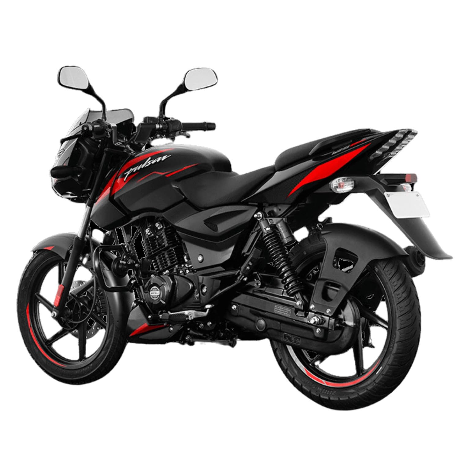 Bajaj Pulsar 125 Sp Seat Di Carbon Ug Motorcycle/Motorbike - Ebony Black & Red Decals - Ex-Showroom - Image 5