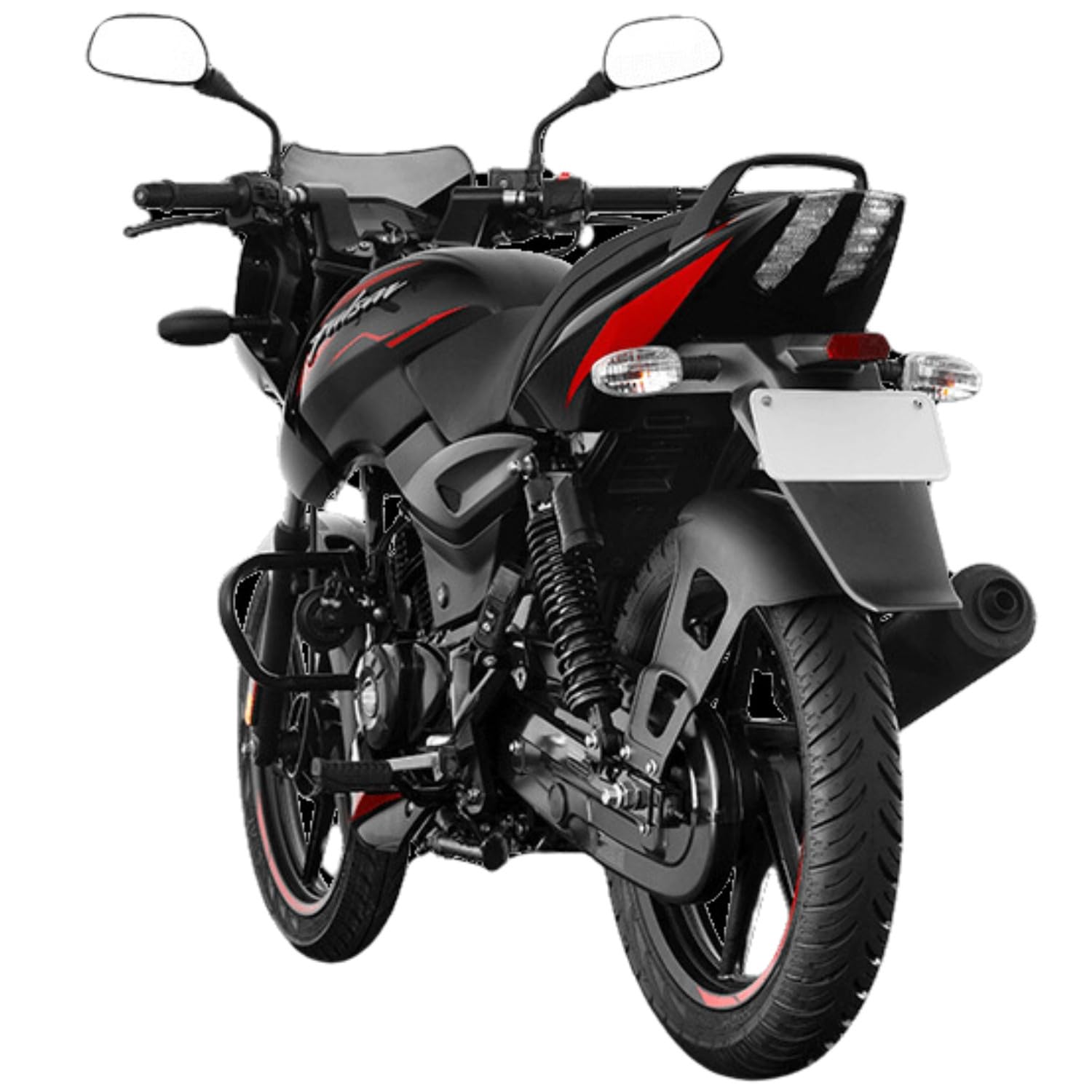 Bajaj Pulsar 125 Di Carbon Ug Motorcycle/Motorbike - Ebony Black & Red Decals - Ex-Showroom - Image 5