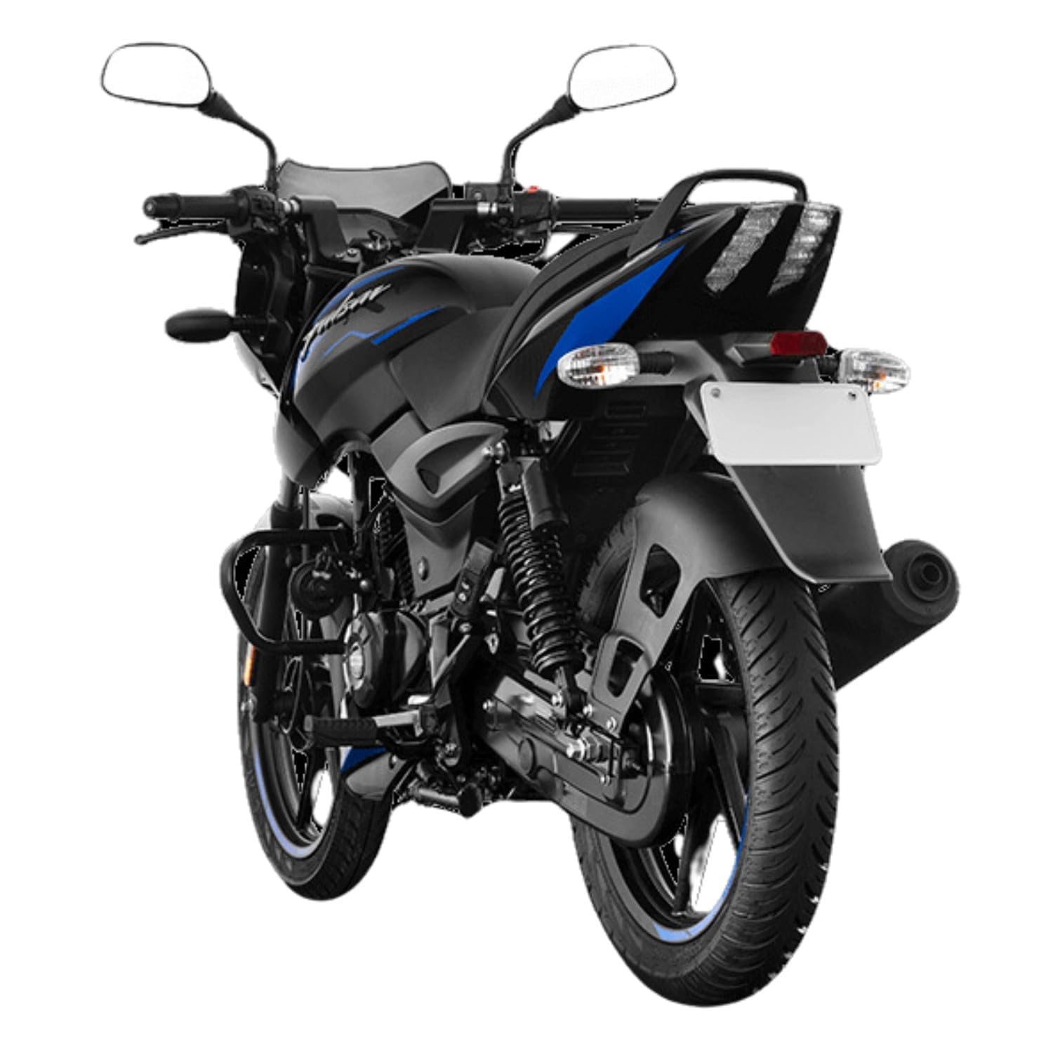 Bajaj Pulsar 125 Di Carbon Ug Motorcycle/Motorbike - Ebony Black & Silver Decals - Ex-Showroom - Image 4