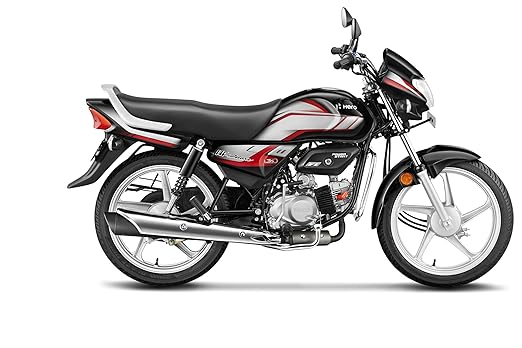 Hero Hf Deluxe 24 BS6 Bike (DRS CS FI) Black-Red Stripe Booking For Ex-Showroom Price