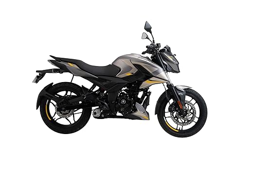 Bajaj Pulsar N160 Twin Disc Single Channel Single Seat Motorcycle/Motorbike - Harbor Grey - Ex-Showroom