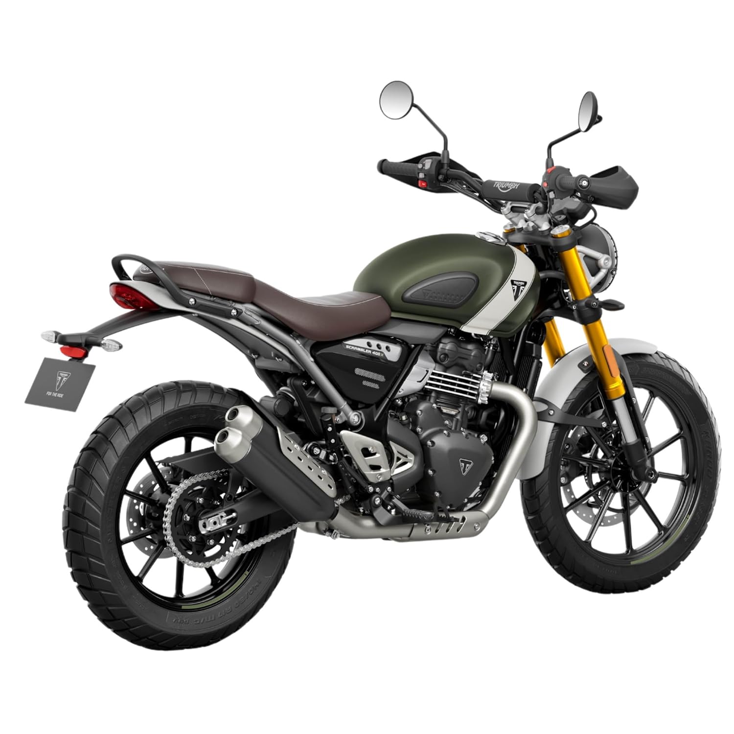 TRIUMPH Scrambler 400 X Bike Matt Khaki Green Booking for Ex-Showroom Price - Image 4