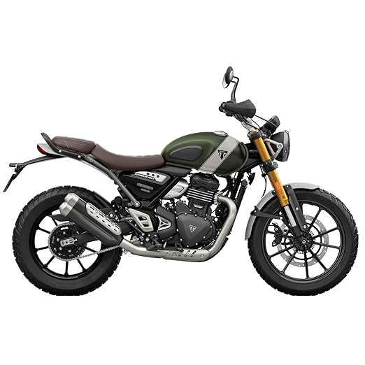 TRIUMPH Scrambler 400 X Bike Matt Khaki Green Booking for Ex-Showroom Price