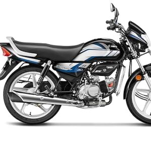 Hero MotoCorp Hf Deluxe 24 BS6 Bike (DRS CS FI) Black Nexus Blue Booking For Ex-Showroom Price