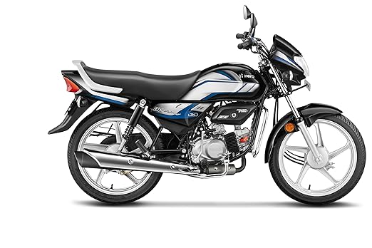 Hero MotoCorp Hf Deluxe 24 BS6 Bike (DRS CS FI) Black Nexus Blue Booking For Ex-Showroom Price