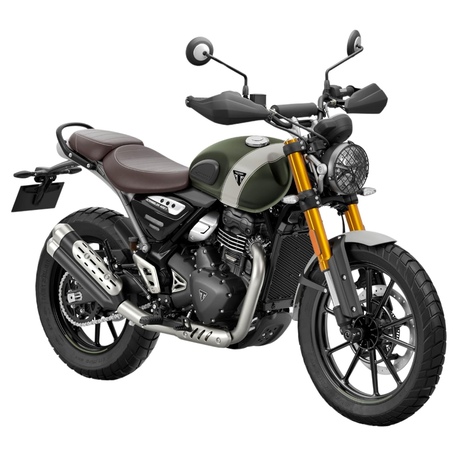 TRIUMPH Scrambler 400 X Bike Matt Khaki Green Booking for Ex-Showroom Price - Image 5