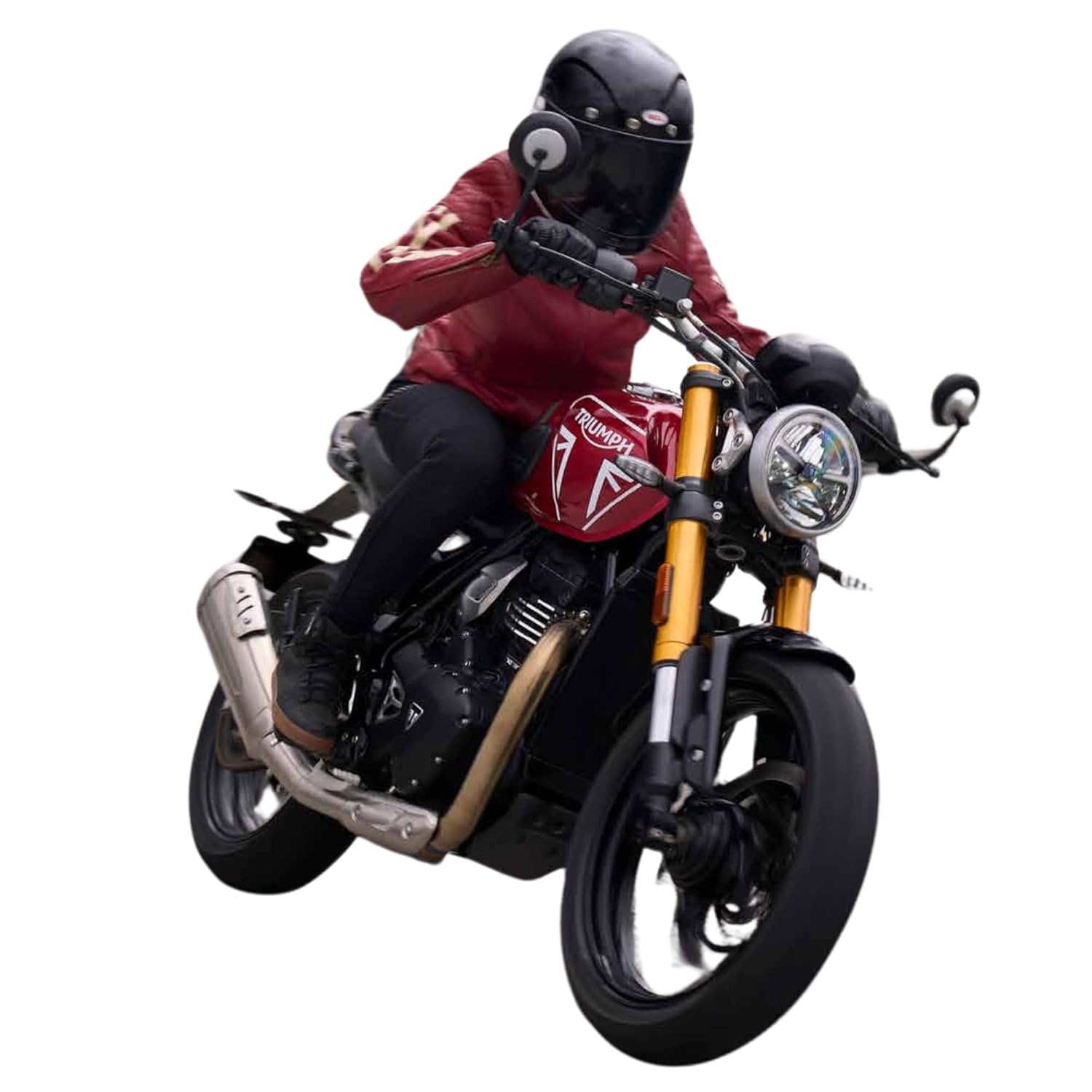 TRIUMPH Speed 400 MY25 Bike Glossy Racing Red Booking for Ex-Showroom Price - Image 4